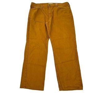 C.E. Schmidt Workwear Relaxed Fit Comfort Utility Pants Tan Jeans Mens 44x32